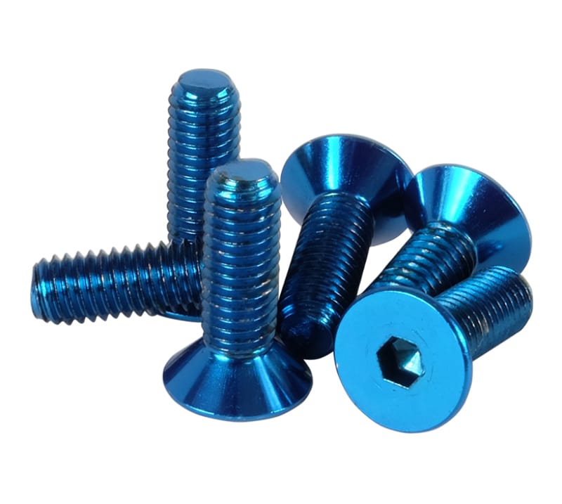 NRG — NRG Steering Wheel Screw Upgrade Kit (Conical) - Blue