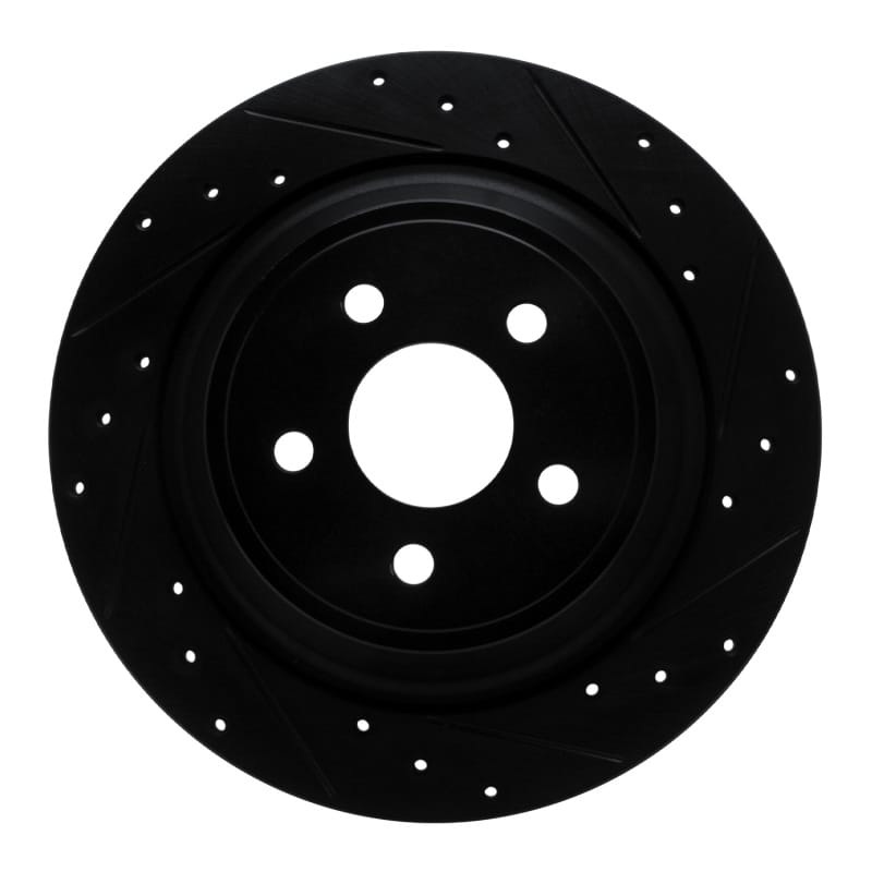 R1 Concepts — R1 15-24 Ford Fusion Rear Right Drilled & Slotted Black Brake Rotor
R1 Brake Rotor Drill