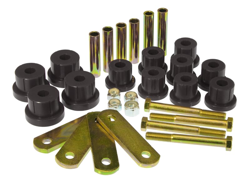 Prothane — Prothane 67-81 Chevy Camaro HD Spring & Shackles Bushings - Black
SPRING/SHACKLE BUSH