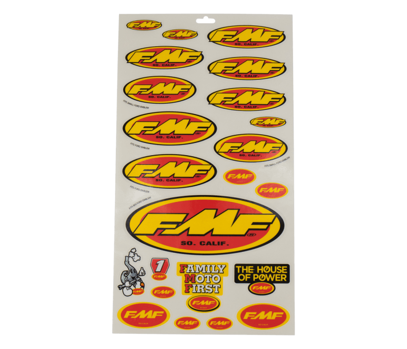FMF Racing — FMF Racing Assorted Sticker Sheet