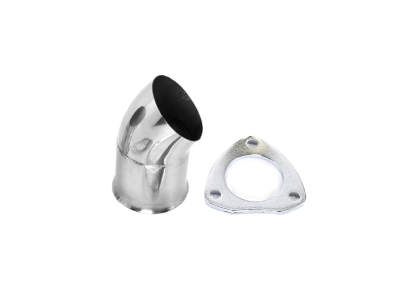 Granatelli Motor Sports — Granatelli 2.5in 304SS Turn Down w/3-Bolt Flange & Gasket
Exhaust Tail Pipe