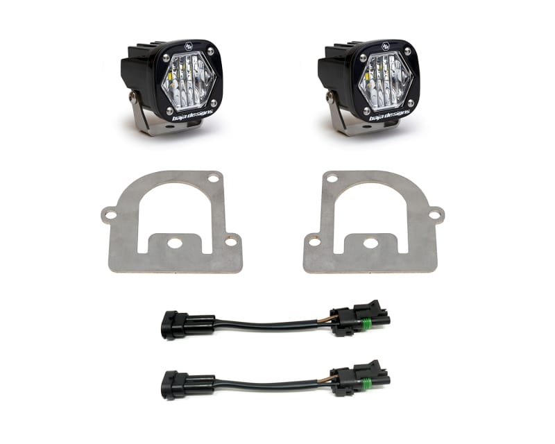 Baja Designs — Baja Designs 21+ Ford Bronco Sport S1 WC LED Fog Pocket Light Kit - Clear