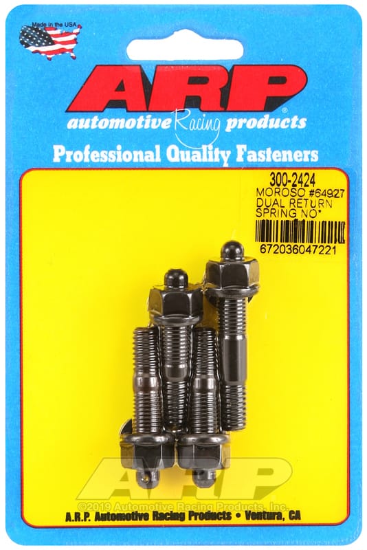 ARP — ARP Moroso 64927 dual return spring no spacer plate pro series carb stud kit