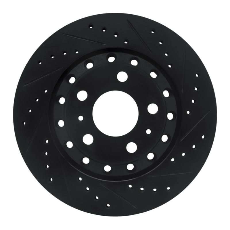 R1 Concepts — R1 04-10 Audi A8 Rear Right Drilled & Slotted Black Brake Rotor
R1 Brake Rotor Drill
