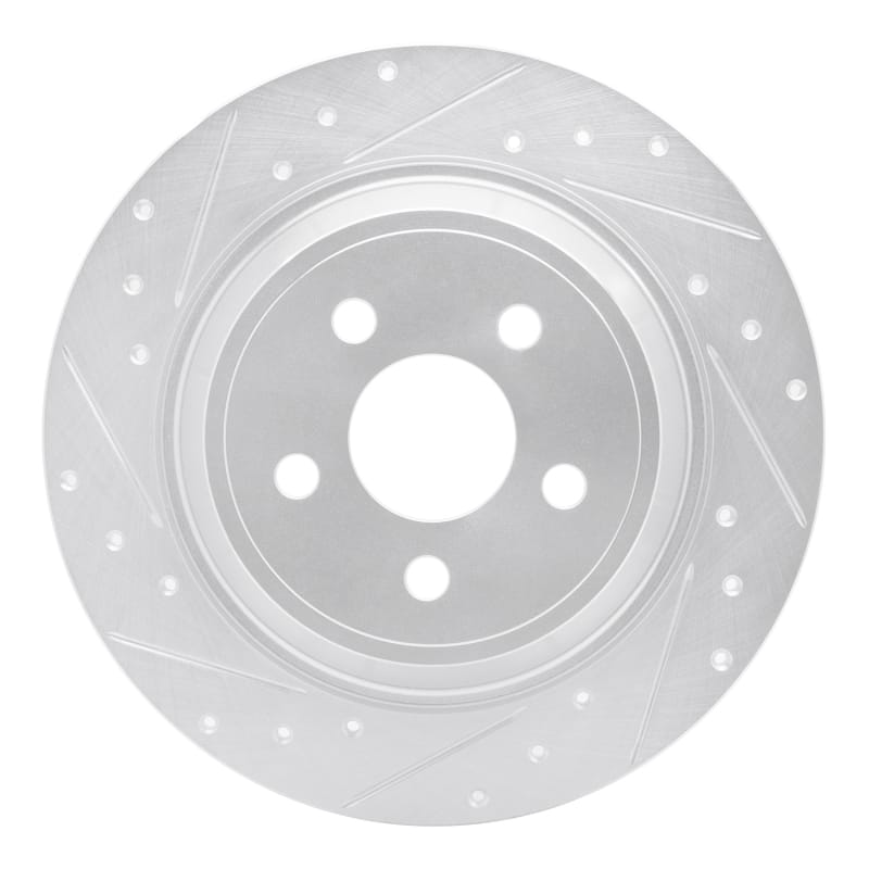 R1 Concepts — R1 15-24 Ford Edge Rear Left Drilled & Slotted Silver Brake Rotor
R1 Brake Rotor Drill