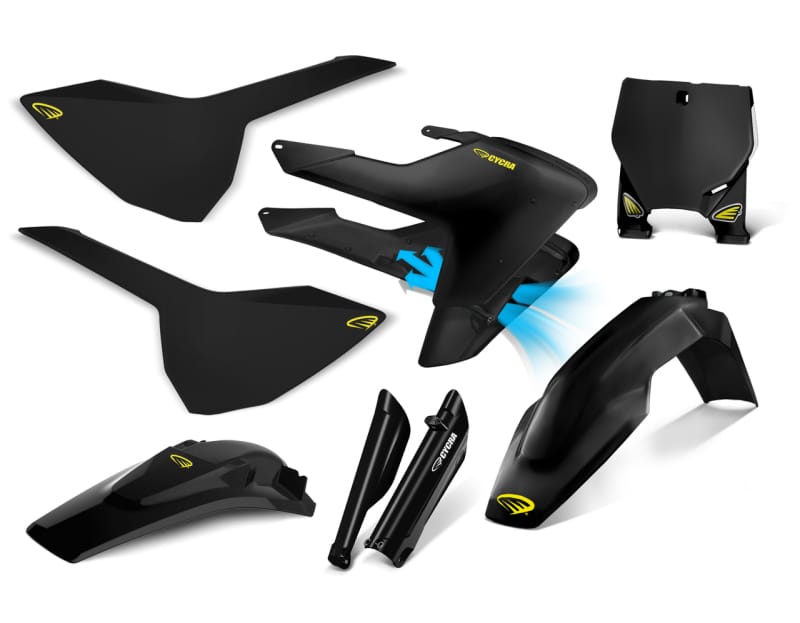 Cycra — Cycra 16-18 Husqvarna FC250 Powerflow Body Kit - Black