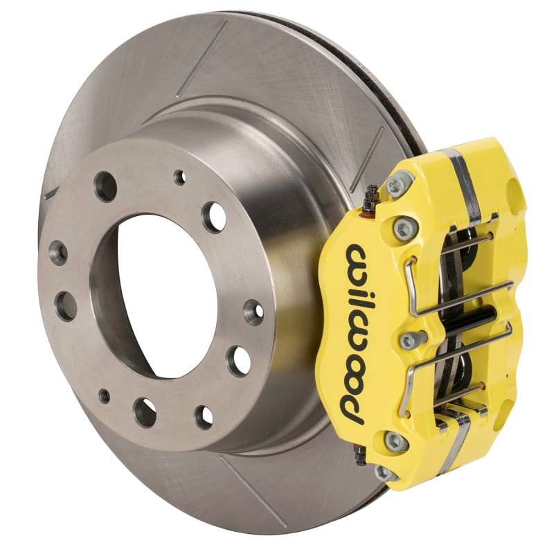 Wilwood — Wilwood 69-83 Porsche 911 Rear Dynapro Brake Kit 3in MT Slotted - Yellow