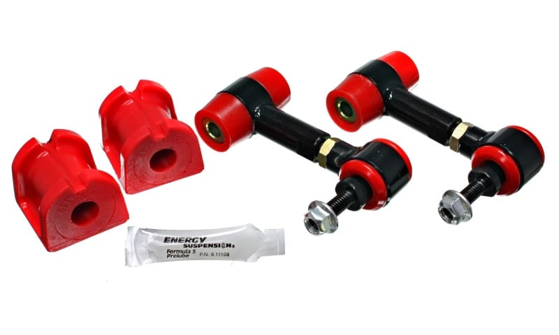 Energy Suspension — Energy Suspension 08-14 Subaru WRX Red 16mm Rear Sway Bar Bushing and End Link Set
Sway Bar Bushing Kit