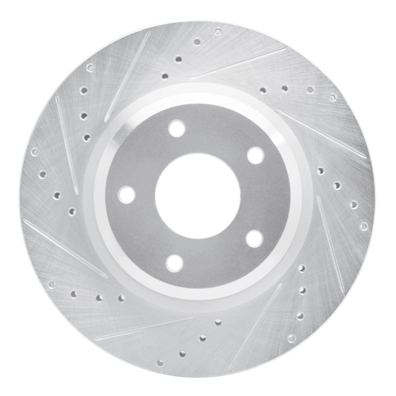R1 Concepts — R1 05-06 Pontiac GTO Front Left Drilled & Slotted Silver Brake Rotor
R1 Brake Rotor Drill