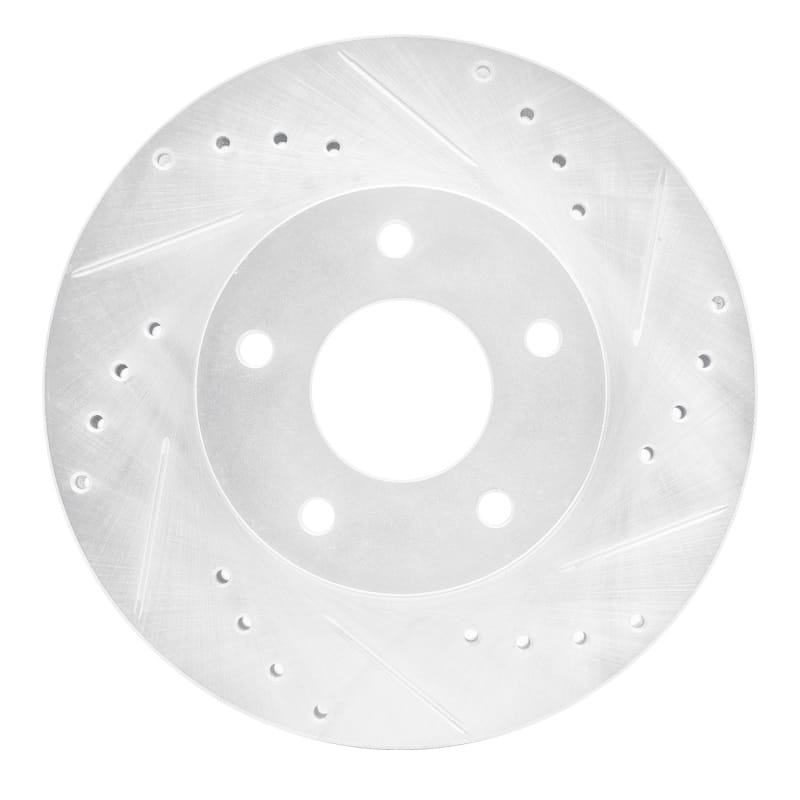 R1 Concepts — R1 99-01 Infiniti I30 Front Right Drilled & Slotted Silver Brake Rotor
R1 Brake Rotor Drill