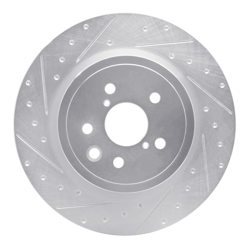 R1 Concepts — R1 15-22 Lexus RC F Left Rear Drilled & Slotted Silver Brake Rotor
R1 Brake Rotor Drill
