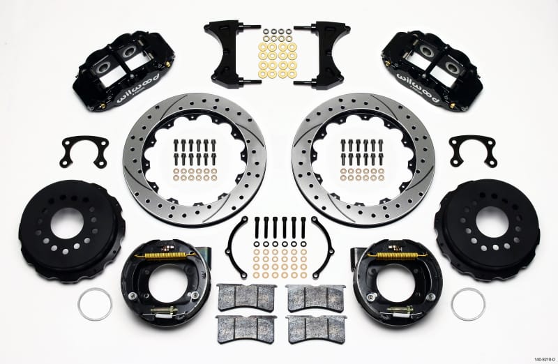Wilwood — Wilwood Narrow Superlite 4R Rear P-Brk Kit 12.88in Drilled Big Ford New Style 2.36in Offset
BRAKE KIT