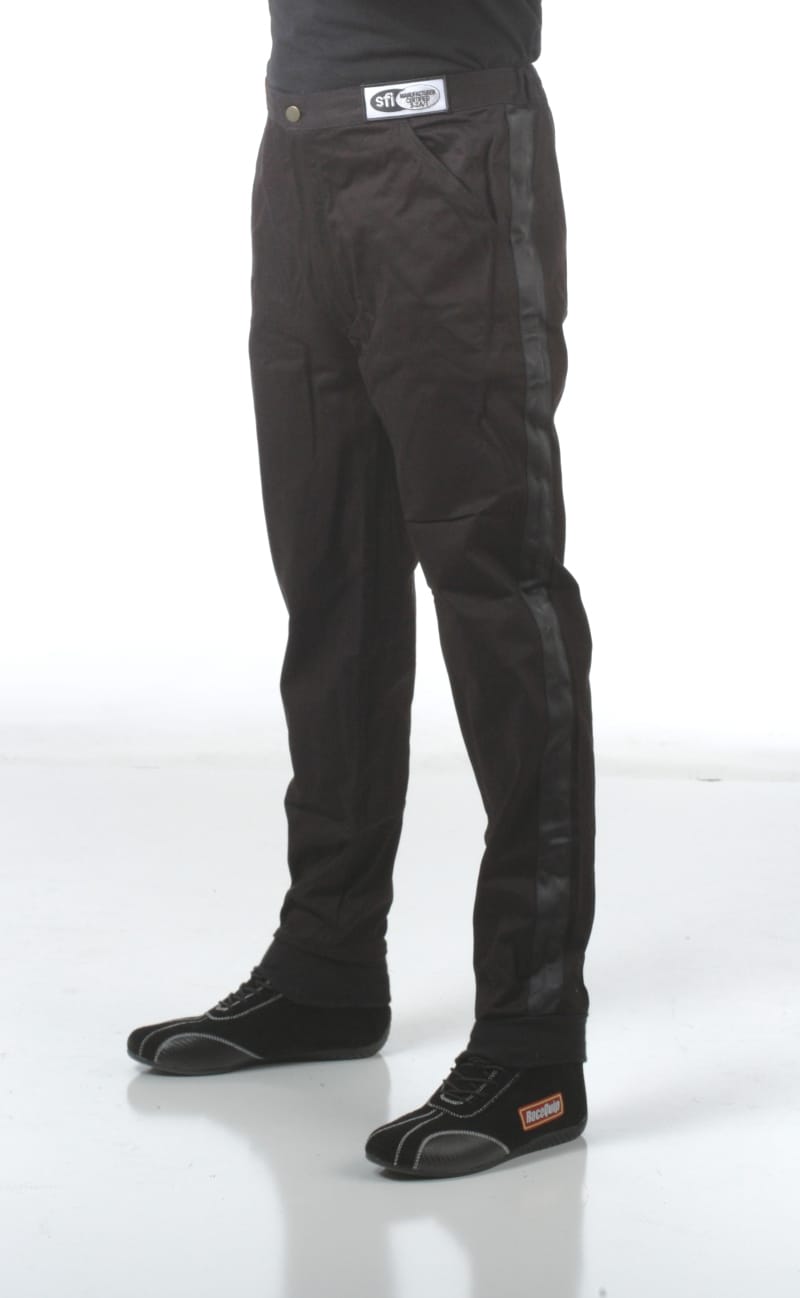 Racequip — RaceQuip Black SFI-1 1-L Pants Small