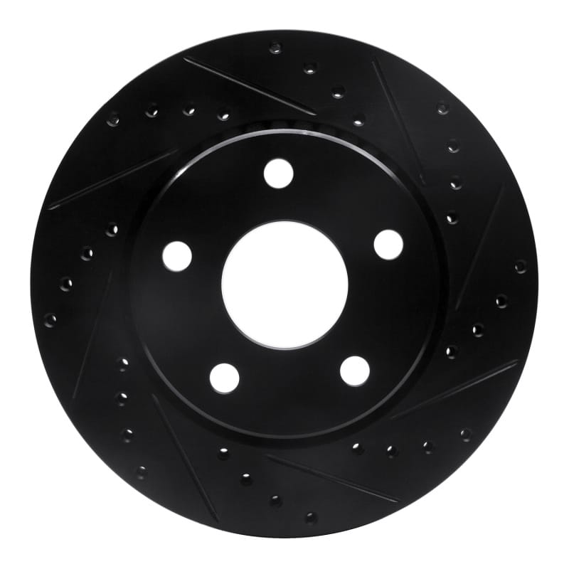 R1 Concepts — R1 07-18 Jeep Wrangler Front Right Drilled & Slotted Black Brake Rotor
R1 Brake Rotor Drill
