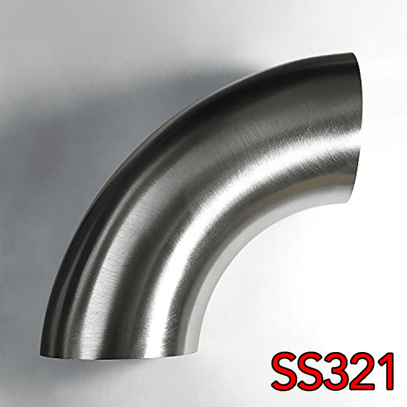 Stainless Bros — Stainless Bros 1.625in SS321 90 Degree Mandrel Bend Elbow 1.5D - 16GA/.065in Wall - No Leg