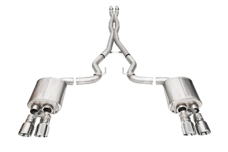 CORSA Performance — Corsa 24+ Ford Mustang V8 5.0L 3in Cat-Back Exhaust System w/ Twin 4in Polished Pro-Series Tips
Exhaust