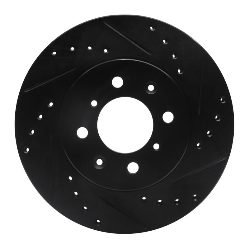 R1 Concepts — R1 88-91 Honda Accord Sedan Front Right Drilled & Slotted Black Brake Rotor
R1 Brake Rotor Drill