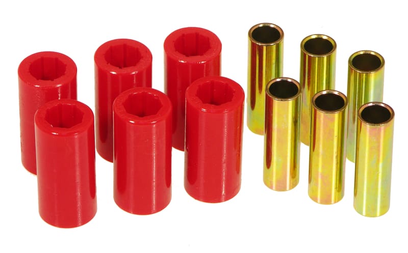 Prothane — Prothane 55-75 Jeep CJ5/CJ6 Spring & Shackle Bushings - Red
SPRING/SHACKLE BUSH