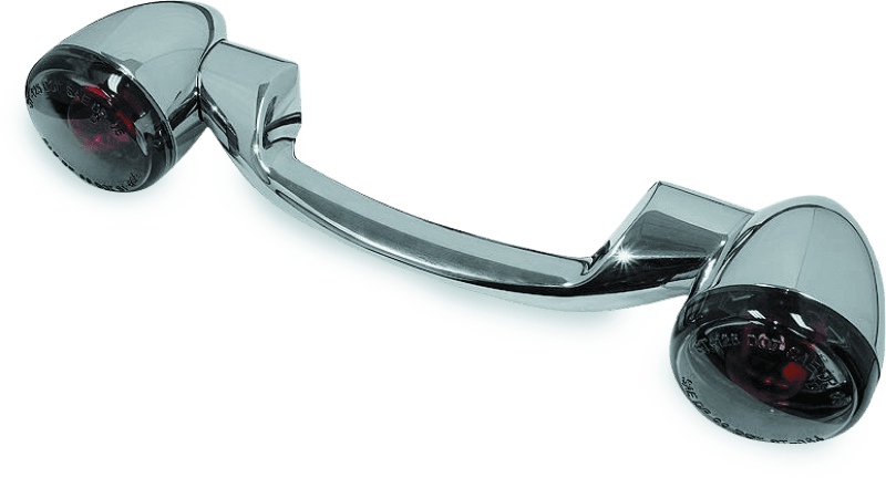 Bikers Choice — Bikers Choice 91-08 Touring 86-17 FLST Narrow Chrome Rear Turn Signal Bar Kit W/Smoke Lens