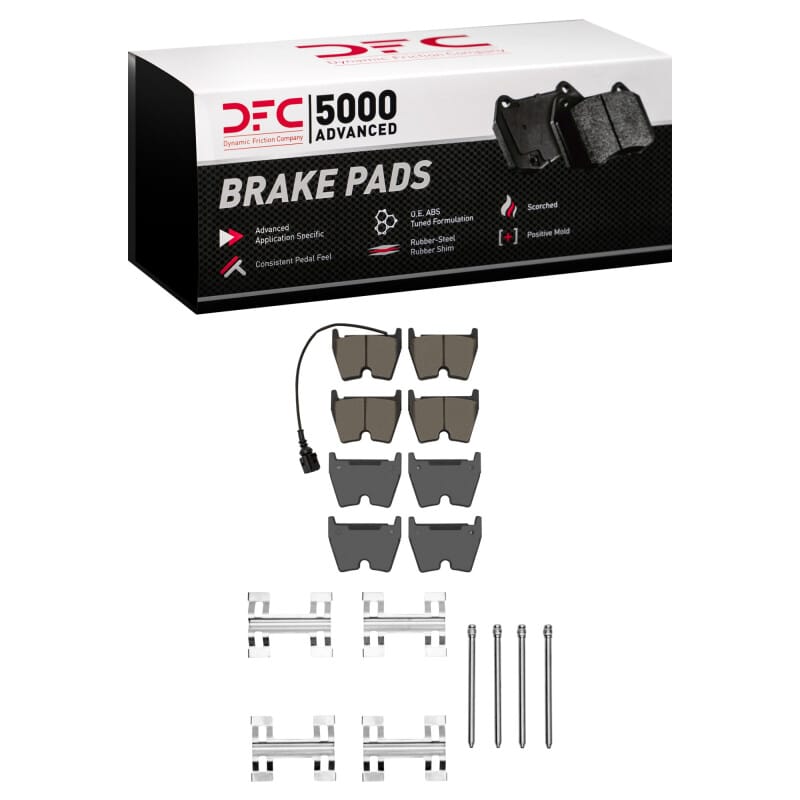 DFC — DFC 17-22 Audi RS3 Front 5000 Advanced Ceramic Brake Pads and Hardware Kit