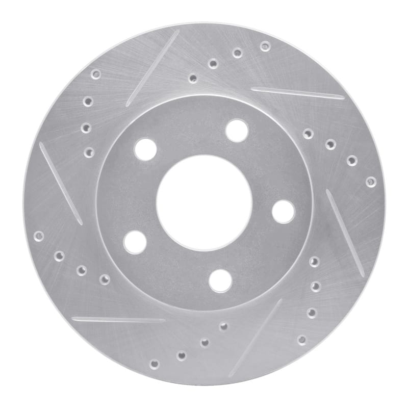 R1 Concepts — R1 87-90 Chrysler Town & Country Front Left Drilled & Slotted Silver Brake Rotor
R1 Brake Rotor Drill