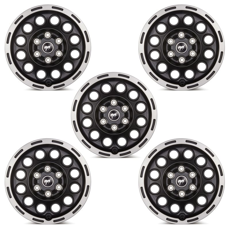 Ford Racing — Ford Racing 21-23 Bronco 17x8.0 Wheel Kit - Machined Face