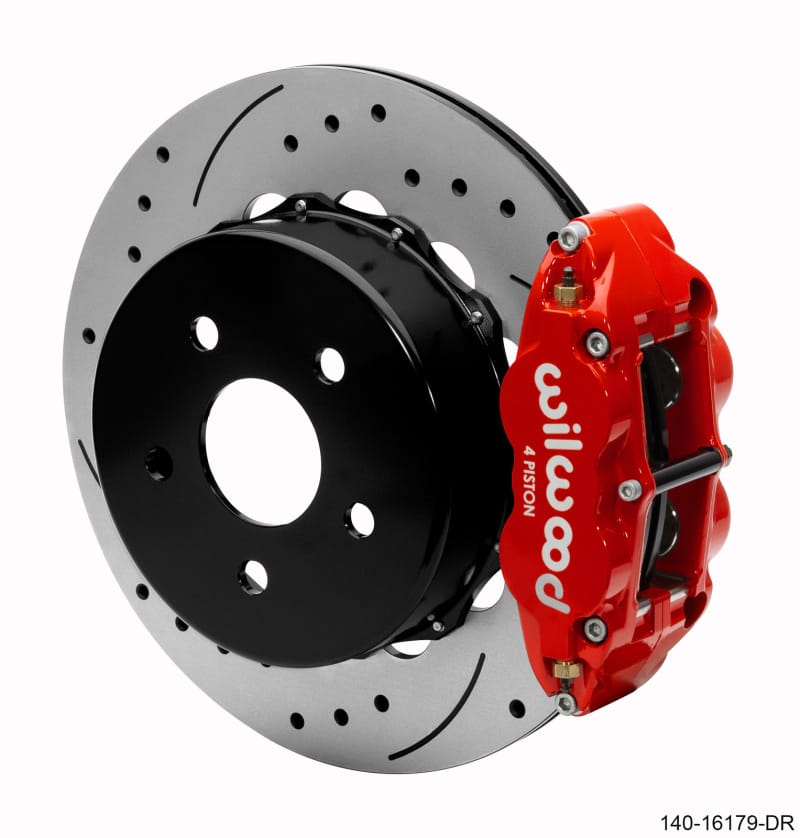 Wilwood — Wilwood Narrow Superlite 4R Rear Brake Kit 14.00in Red 2020-Up Jeep JT w/ Lines
BRAKE KIT