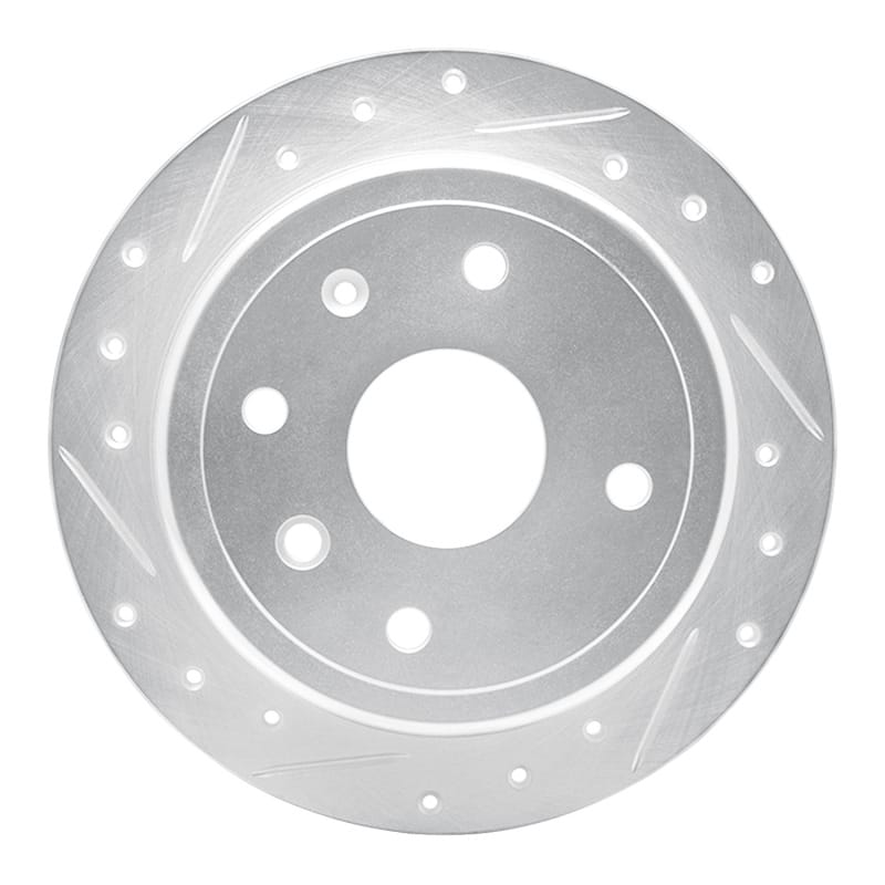 R1 Concepts — R1 04-10 Chevrolet Optra (USA/Canada) Rear Left Drilled & Slotted Silver Brake Rotor
R1 Brake Rotor Drill