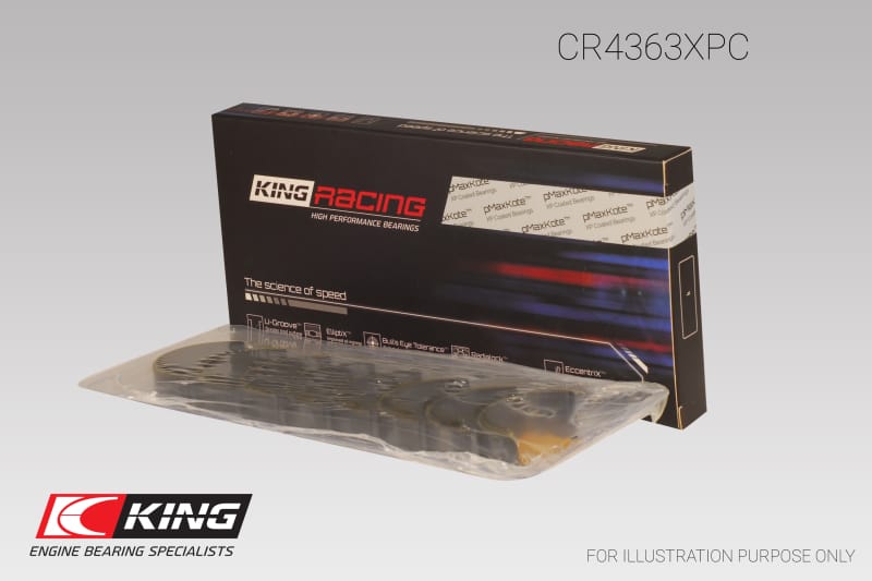 King Engine Bearings — King Engine Bearings GM 134 DOHC Ecotec 2.2L (Size 1.0) Connecting Rod Bearing Set