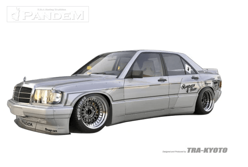 GReddy — GReddy Pandem Mercedes 190E Rocket Bunny Full Wide-Body Aero Kit