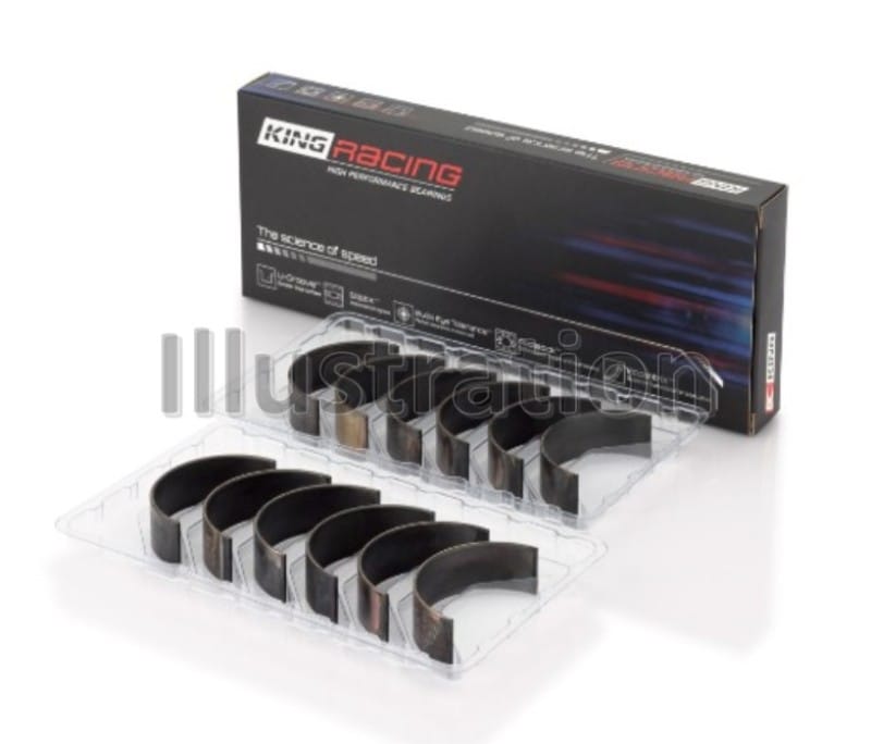King Engine Bearings — King Engine Bearings 09-15 Nissan GT-R VR38DETT (Size STDX) Tri-Metal Performance Rod Bearing Set