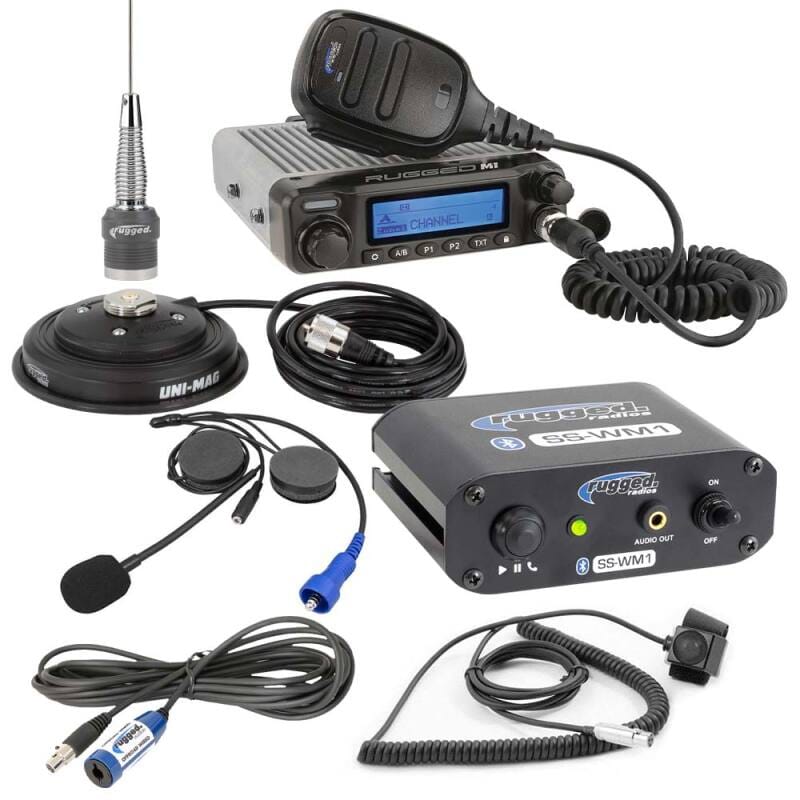 Rugged Radios — Rugged Radios SS-WM1 Single Seat Kit with Digital Radio Helmet Kit