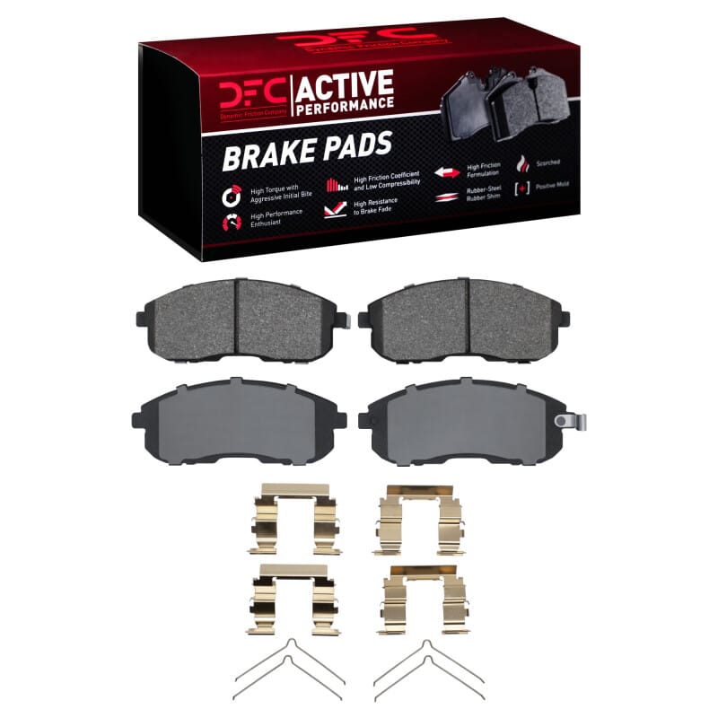 DFC — DFC 89-06 Infiniti G20 Front Active Performance Pads and Hardware Kit
DFC Brake Pad Set