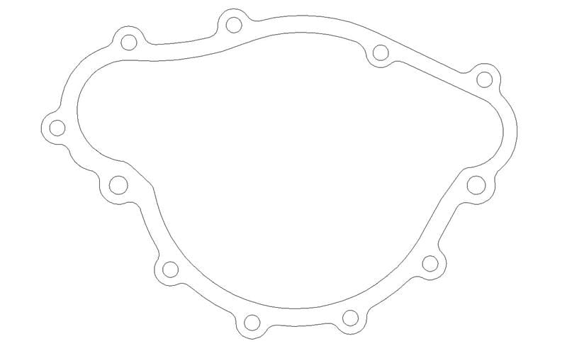 Cometic Gasket — Cometic Pontiac 265/301/350/400/428/455 V8 .031in Fiber Water Pump Gasket
Coolant Gasket