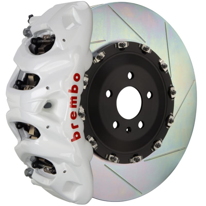 Brembo — Brembo 15-21 WRX (VA) Front GT BBK 4 Piston Cast 326 x30 1pc Rotor Slotted Type-1- White