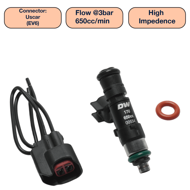 DeatschWerks — DeatschWerks Universal 650cc Single Fuel Injector / 48mm Length / 14mm O-Ring Seals
Fuel Injectors