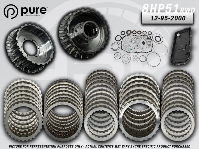 Pure Drivetrain Solutions — Pure Drivetrain 8HP51 High Performance Transmission Hard Parts Kit - RWD - Stage 2