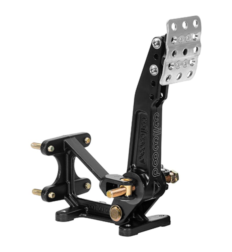 Wilwood — Wilwood Adjustable Balance Bar Single Brake Pedal - Floor Mount - 5.25-6:1