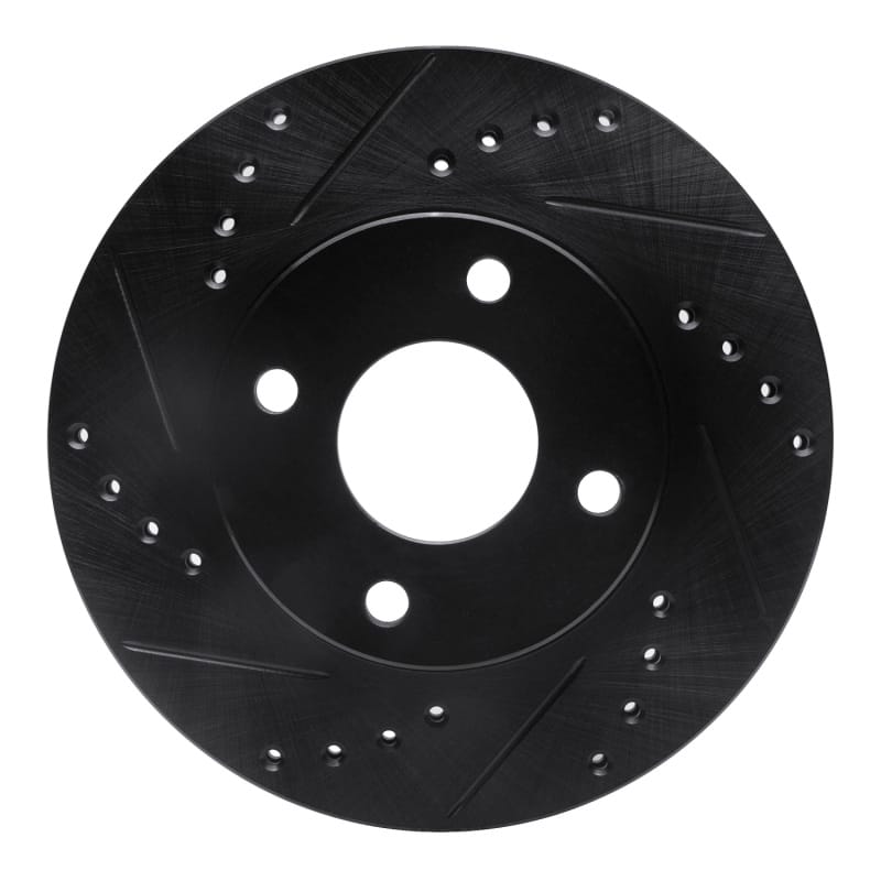 R1 Concepts — R1 00-15 Ford Focus Front Left Drilled & Slotted Black Brake Rotor
R1 Brake Rotor Drill