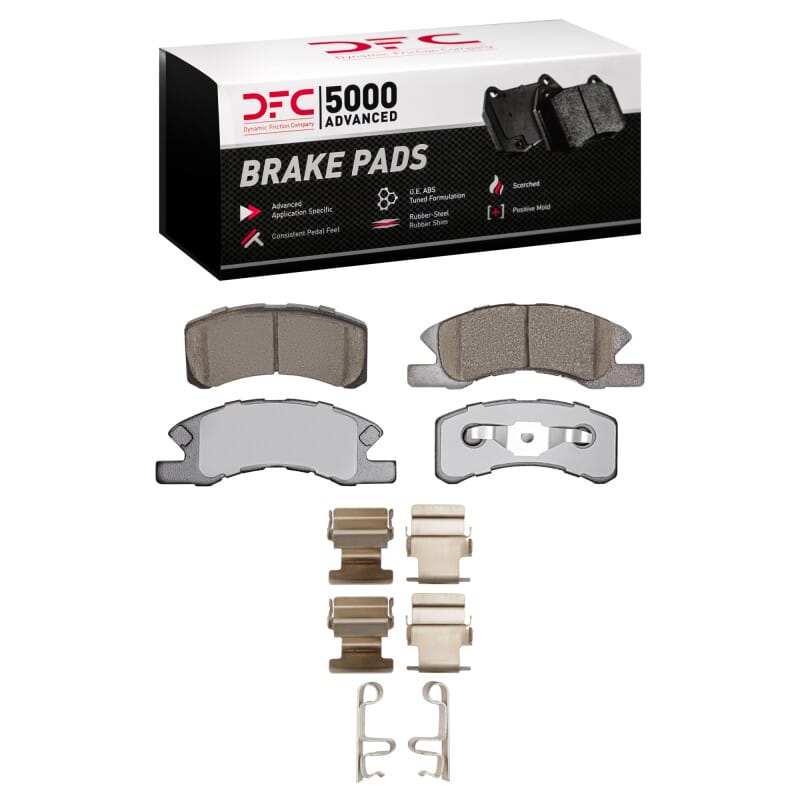 DFC — DFC 14-25 Dodge Attitude (Mexico) Front 5000 Advanced Ceramic Brake Pads and Hardware Kit
DFC Brake Pad Set