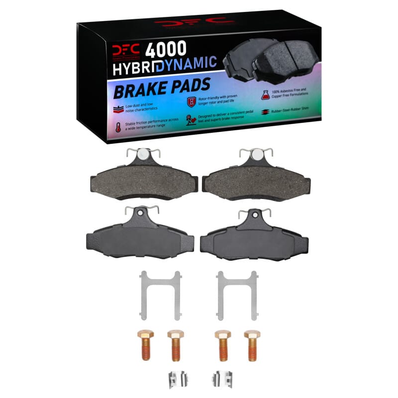DFC — DFC 97-04 Daewoo Nubira Rear 4000 HybriDynamic Brake Pads and Hardware Kit
DFC Brake Pad Set