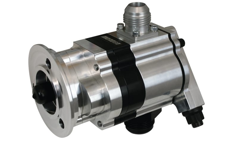 Moroso — Moroso Procharger Single Stage External Oil Pump - Tri-Lobe - V-Band Clamp - 1.800 Pressure