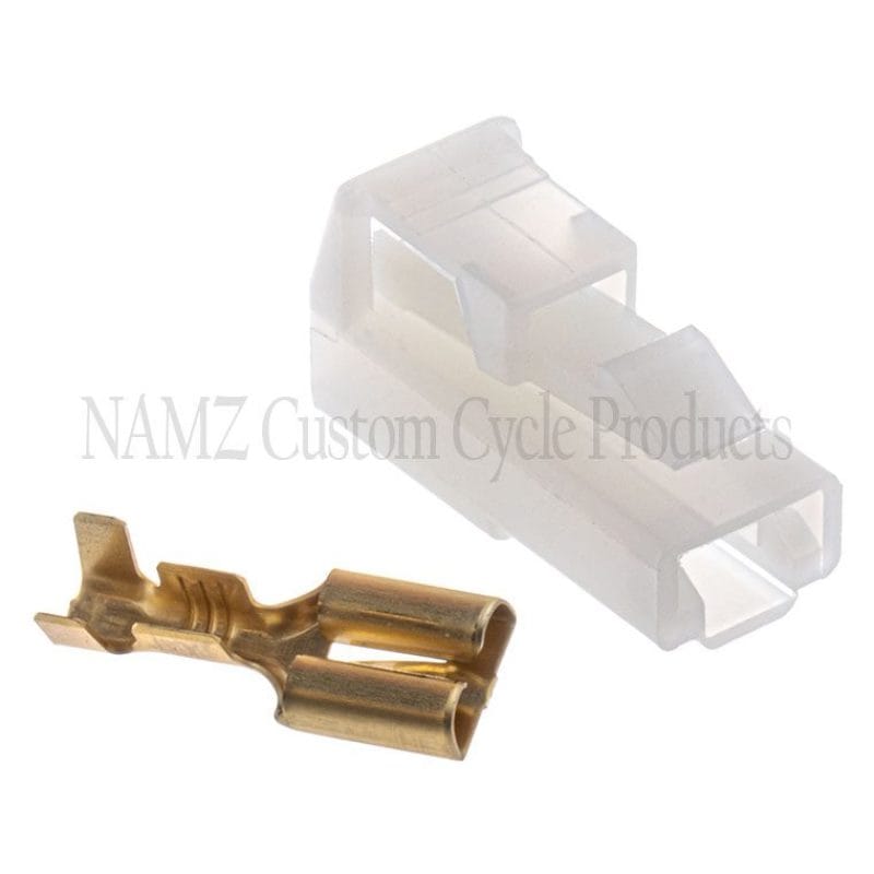 NAMZ — NAMZ 250 Series OEM Starter Solenoid 1-Position Locking Connector & Terminal - 5 Pack (HD 72295-94)