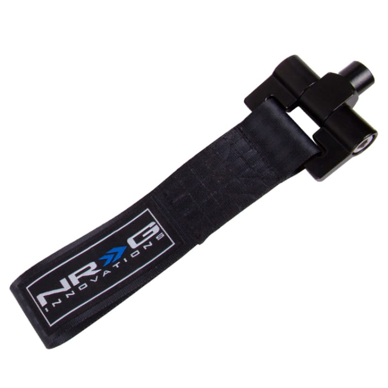 NRG — NRG Bolt-In Tow Strap Black - Mazda 3 / Mazdaspeed 3 04-07 (5000lb. Limit)