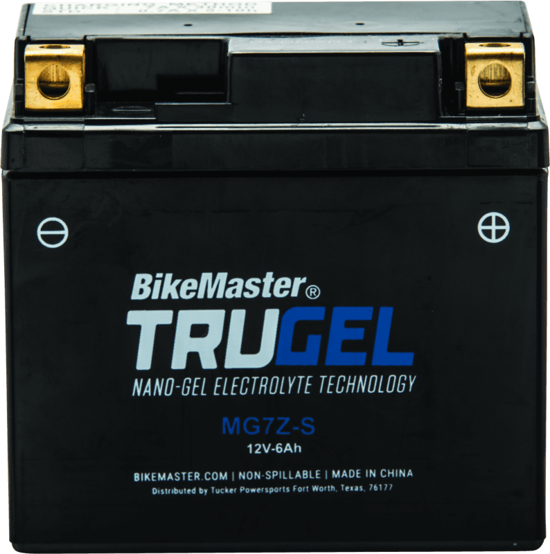 BikeMaster — BikeMaster TruGel Battery - MG7Z-S
BikeMaster Trugel Battery MG7Z-S