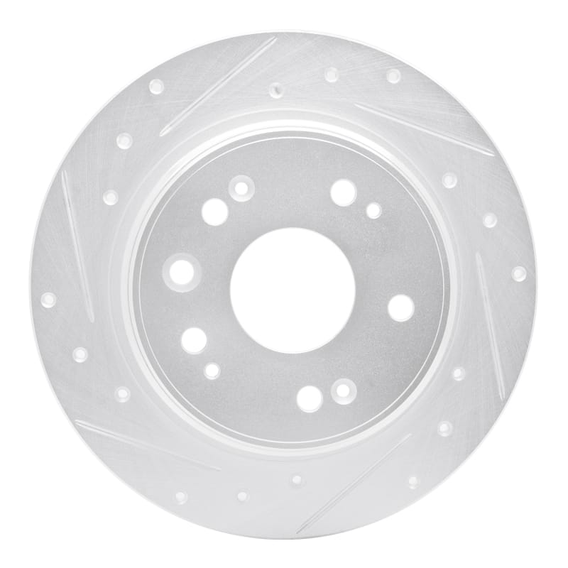 R1 Concepts — R1 02-04 Honda CR-V Rear Left Drilled & Slotted Silver Brake Rotor
R1 Brake Rotor Drill