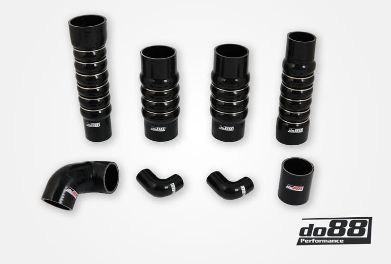 do88 — do88 00-02 Audi RS4 Quattro 2.7L BiTurbo (B5) Pressure Hoses - Black