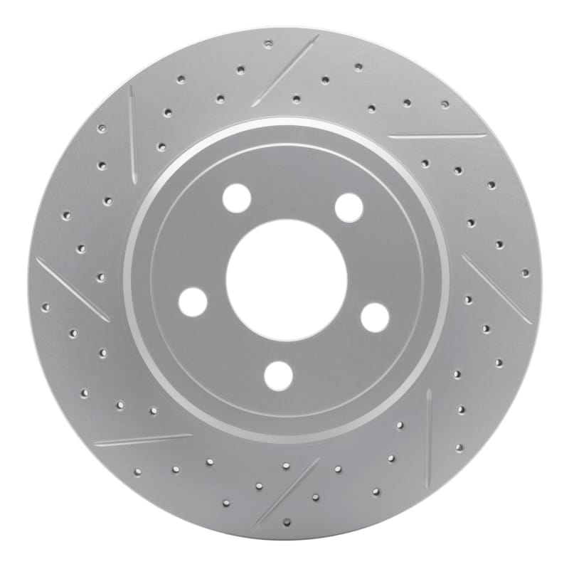 R1 Concepts — R1 16-24 Mini Cooper Countryman Front Left Drilled & Slotted Geo-Carbon Rotor