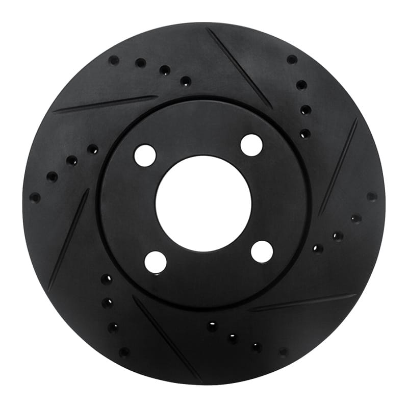 R1 Concepts — R1 90-91 Audi 90 Quattro Front Right Drilled & Slotted Black Brake Rotor
R1 Brake Rotor Drill