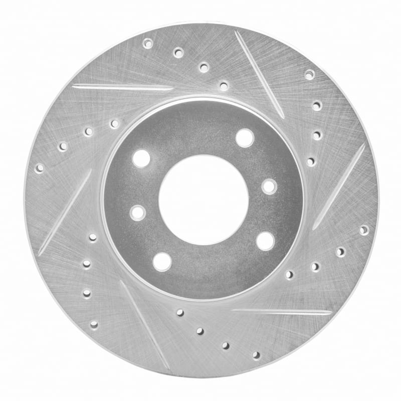R1 Concepts — R1 93-06 Infiniti G20 Front Right Drilled & Slotted Silver Brake Rotor
R1 Brake Rotor Drill